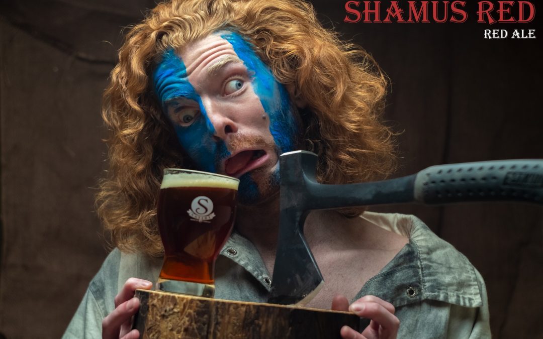 Satire Brewing Seamus red beer parody