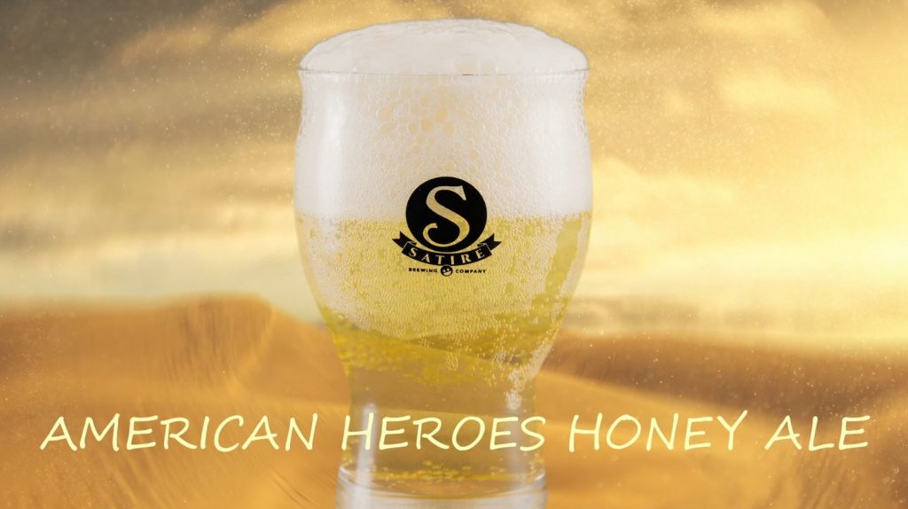 satire brewing American heroes in action